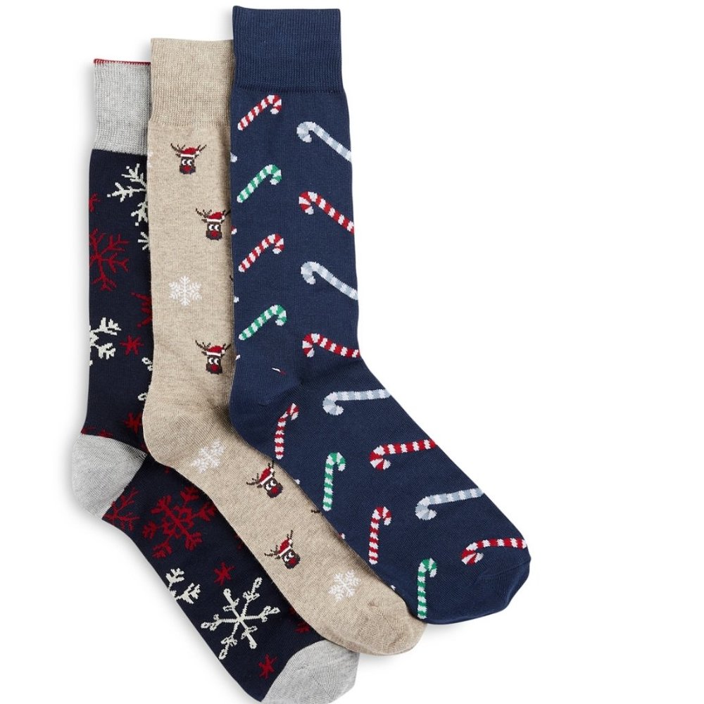 DXL 3-pk Holiday Casual Socks